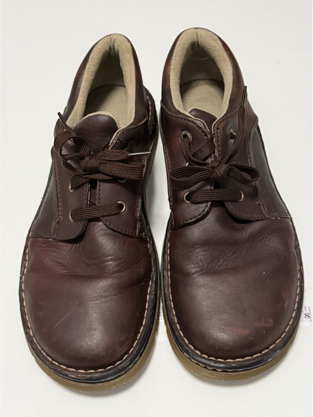 Vintage Dr Martens Zach Mens 12 Brown 3 Eye Oxford AirWair